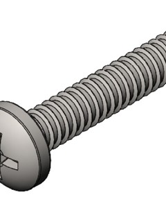 Tapping cros.reces.raised pan head screw 6.3x32 DIN7981 galv